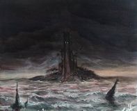 Černá věž- 20x20 (prodáno)