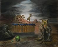 Moudrá hra - 80x90 (prodáno)